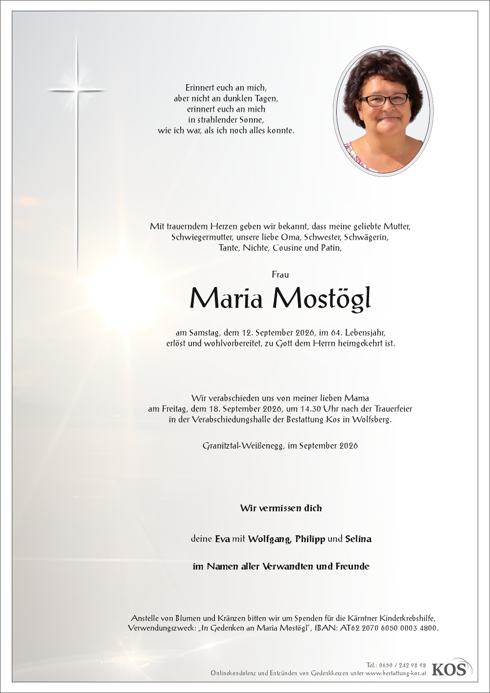 Maria  Mostögl